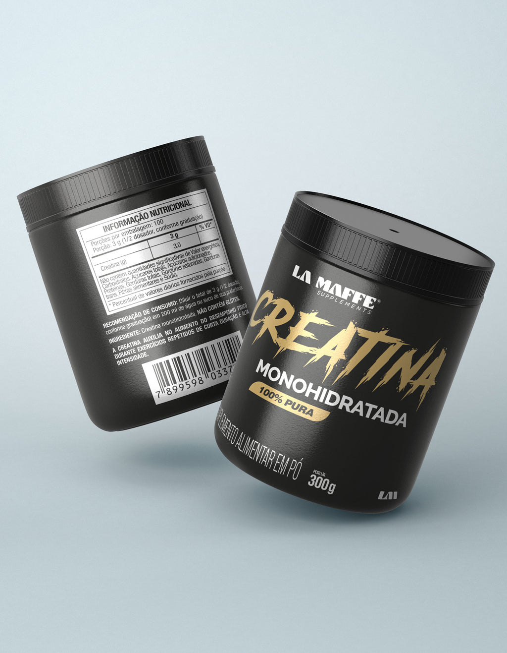Creatina Monohidratada 100% Pura 300g - La Maffe Sports