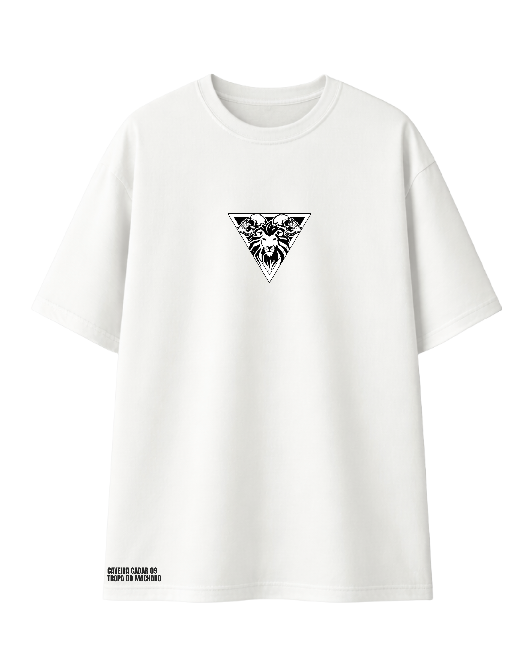 15 - Cão Pastor - Camiseta Over - Branca