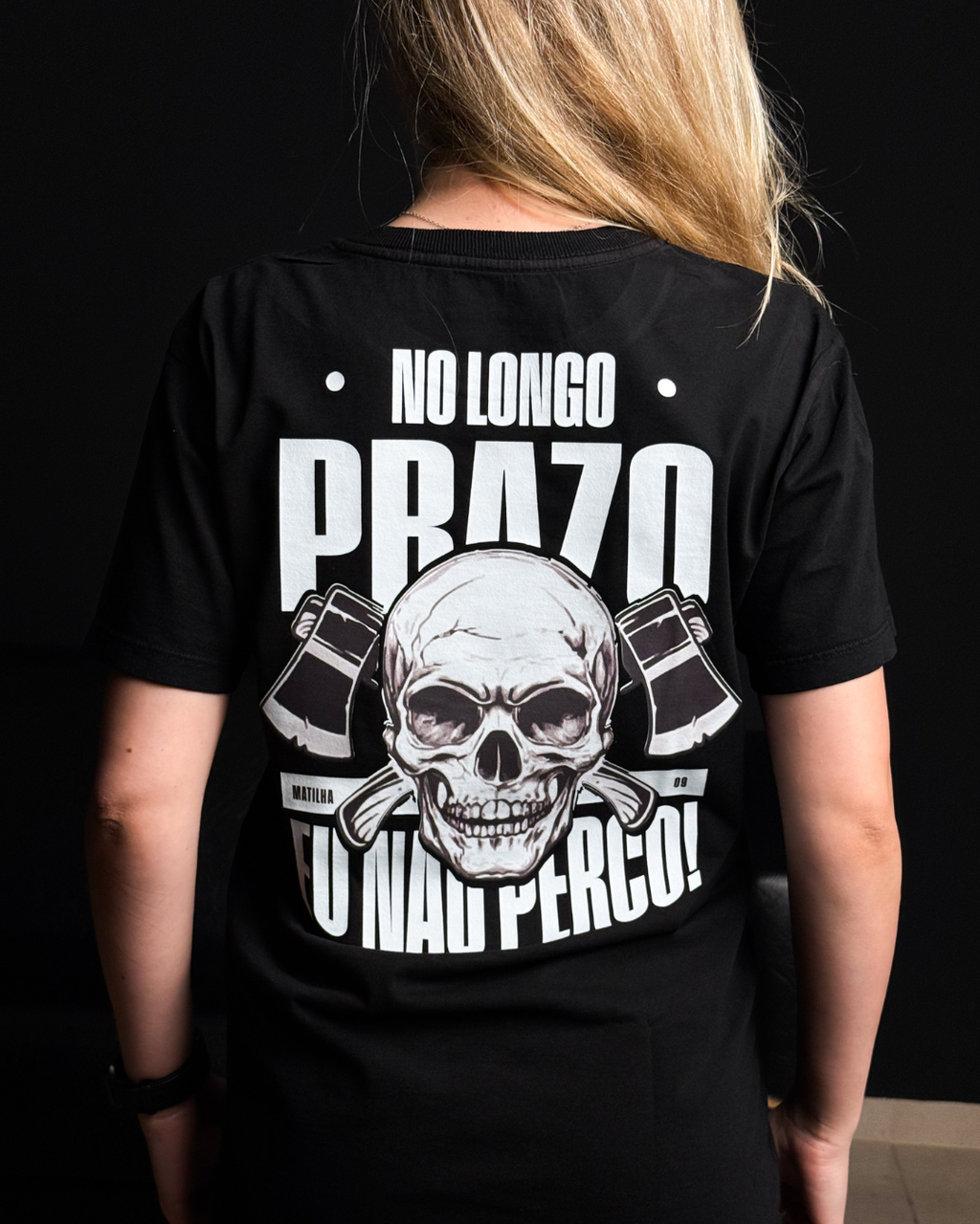 Camiseta Feminina -  No longo prazo eu não perco - Edição Cadar