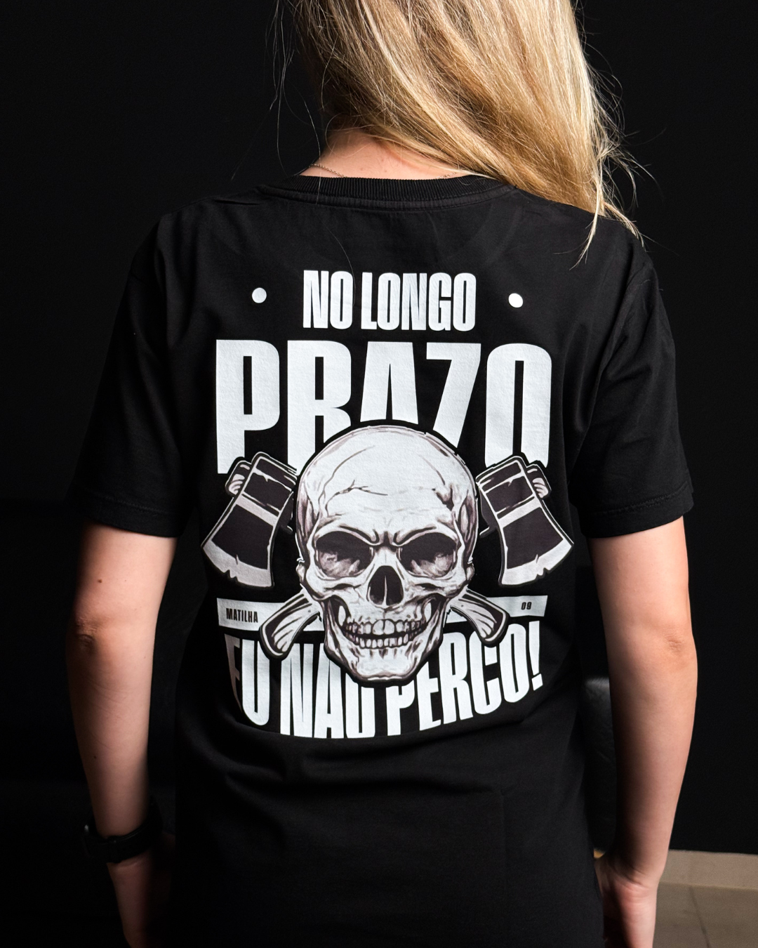 Camiseta Feminina -  No longo prazo eu não perco - Edição Cadar