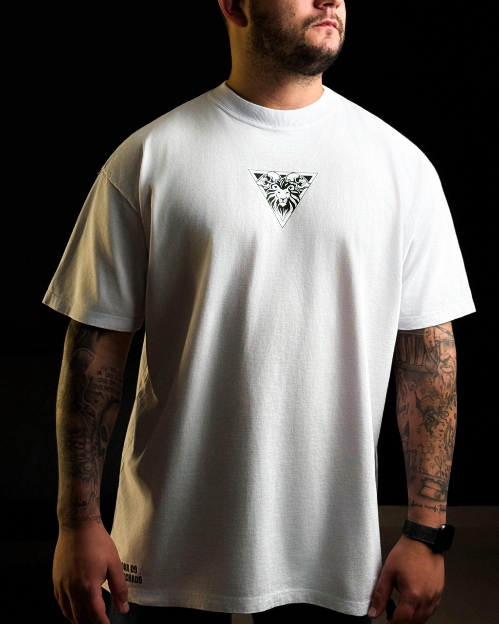 Camiseta Oversized BRANCA - Cão Pastor