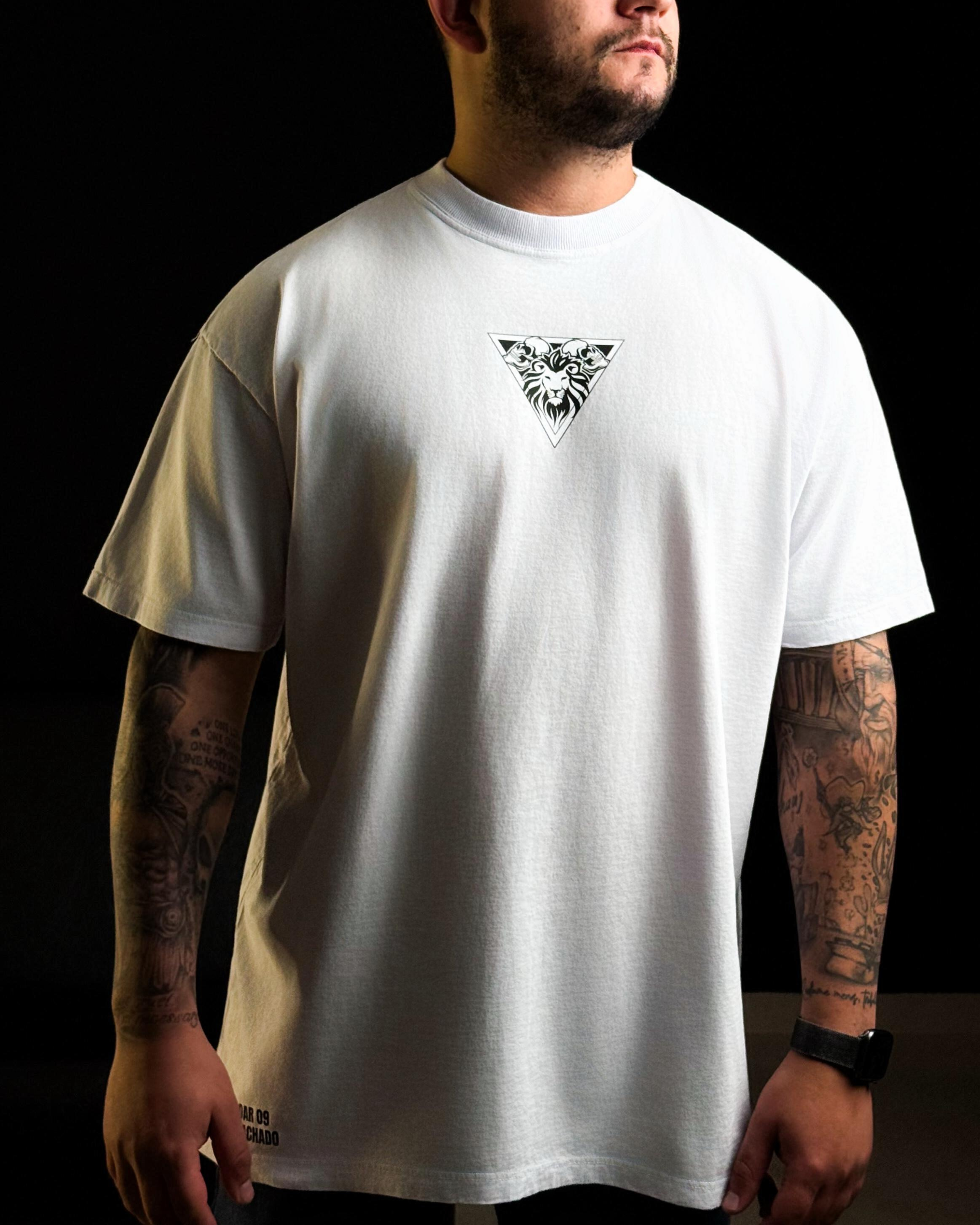 Camiseta Oversized BRANCA - Cão Pastor