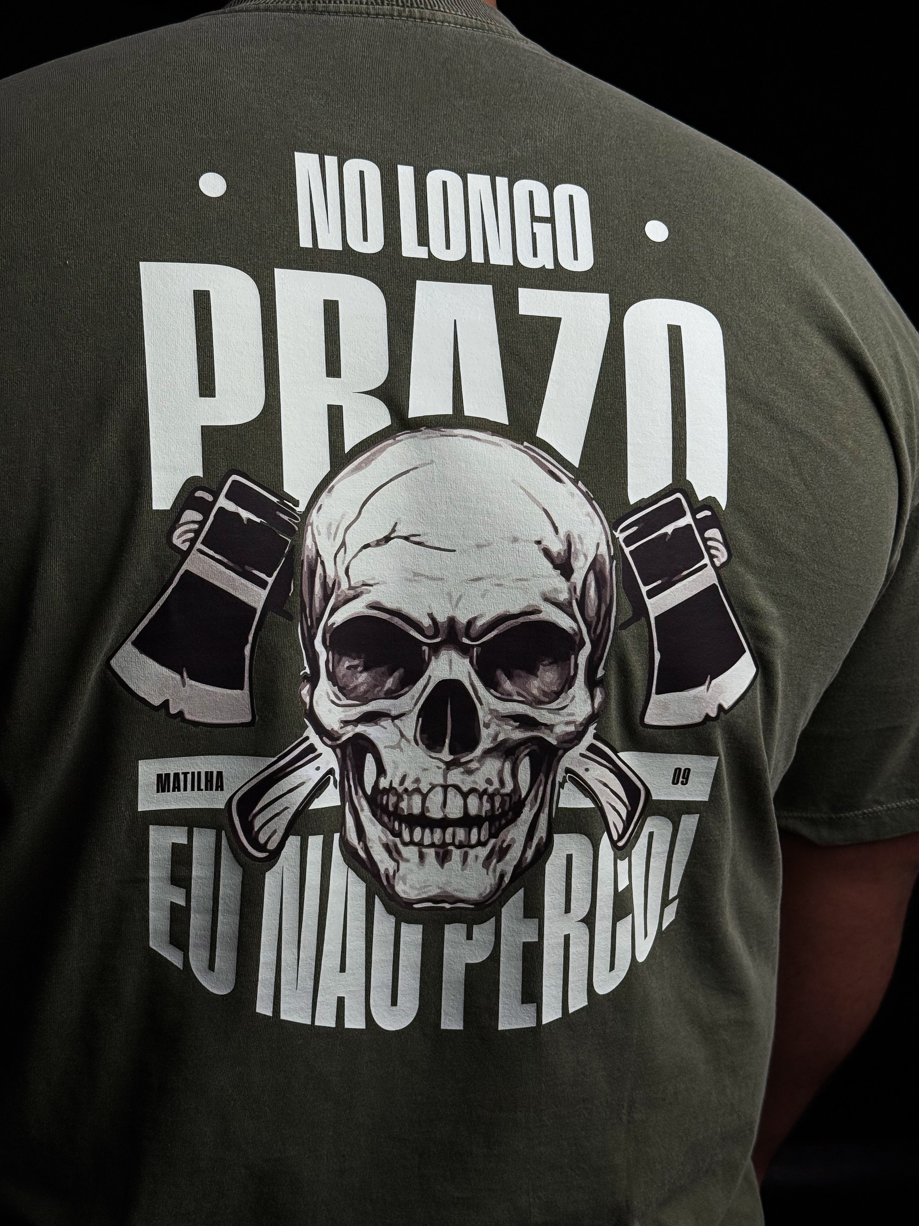 Camiseta Oversized No longo prazo eu não perco  Edição Cadar