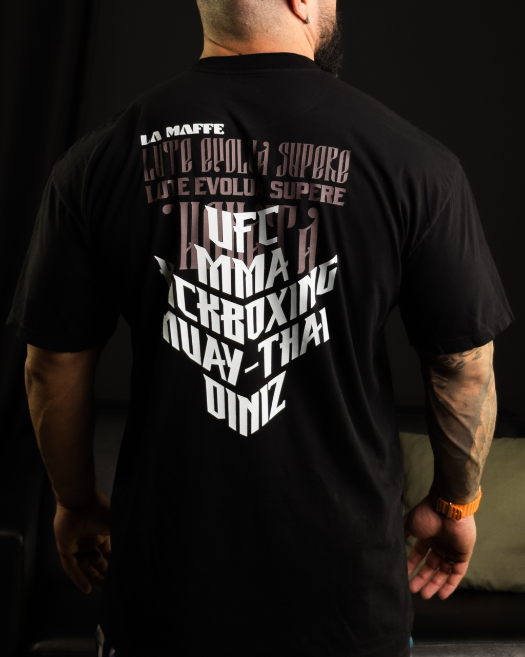 Camiseta Oversized Lute Evolua Supere  Edição Diniz