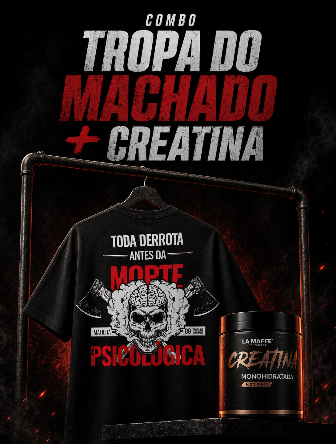 COMBO TROPA DO MACHADO + CREATINA